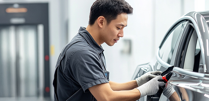 特斯拉車身鈑金修復